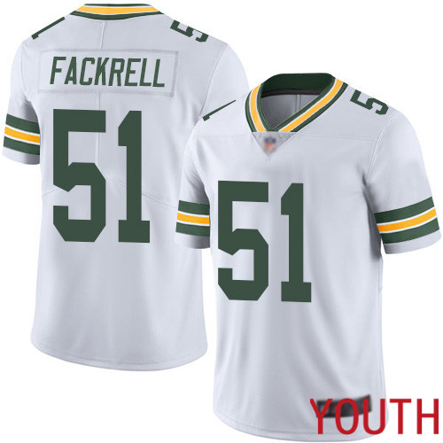 Green Bay Packers Limited White Youth #51 Fackrell Kyler Road Jersey Nike NFL Vapor Untouchable->women nfl jersey->Women Jersey